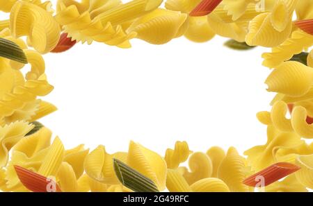 Italian pasta frame for menu design template Stock Photo