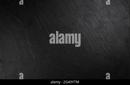 Black stone texture, dark slate background Stock Photo