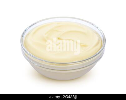 Mayonnaise isolated on white background Stock Photo