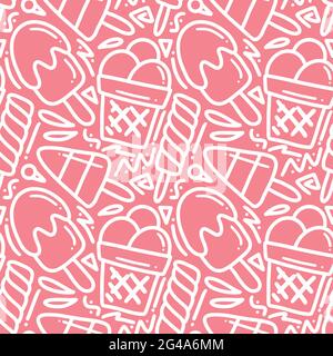 Hand drawn doodle fresh menu on the sunny day Stock Vector