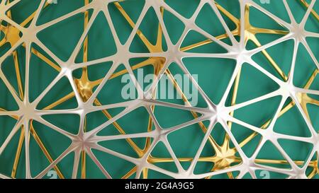 Abstract geometric shape color background Stock Photo
