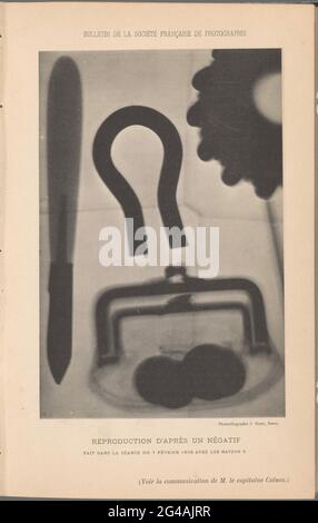 X-ray of (presumably) a wallet. . Stock Photo