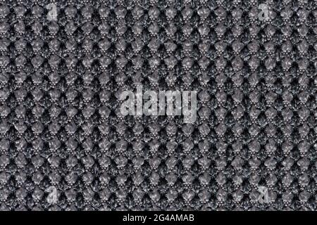 Precise material texture with grey relief surface. Stock Photo