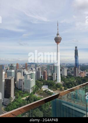 Kuala Lumpur City View Stock Photo