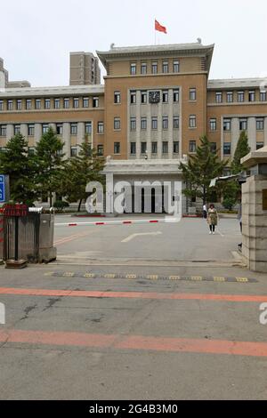 Shenyang railway bureau offices in central Shenyang city, China Stock Photo