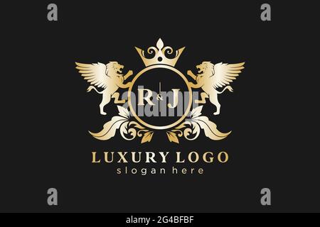 Premium Vector | Swoosh letter rj logo design for business and company  identity water wave rj logo with modern trendy