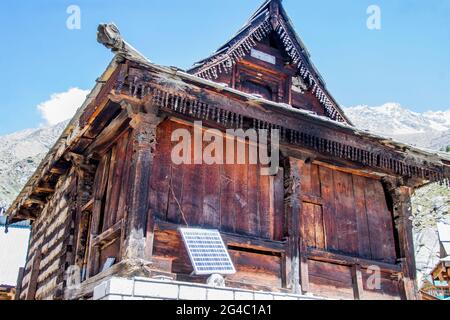 Temples in Himachal Pradesh, Sangla and Chitkul Stock Photo