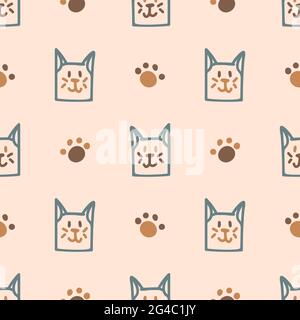 Seamless background butterfly gender neutral pattern. Whimsical minimal  earthy 2 tone color. kids nursery wallpaper or boho cartoon pet fashion all  Stock Vector Image & Art - Alamy