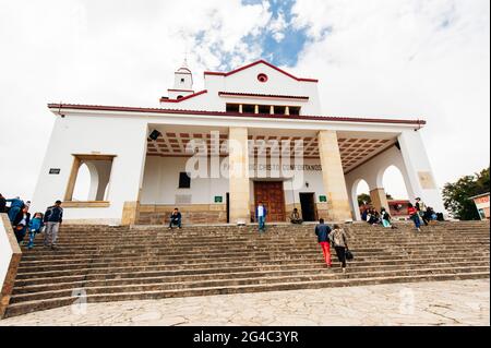 Baslica Santuario del Senor de Monserrate in Bogota capital city of Colombia South America Stock Photo