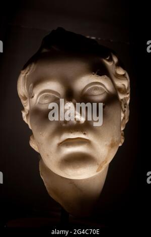 Statue of Eros in the Archaeological Museum of Ephesus in Selcuk, Turkey Stock Photo