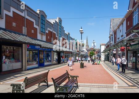 Three Spires Shopping Centre Lichfield UK Stock Photo - Alamy