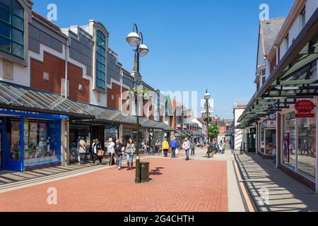 Three Spires Shopping Centre Lichfield Uk Stock Photo - Alamy