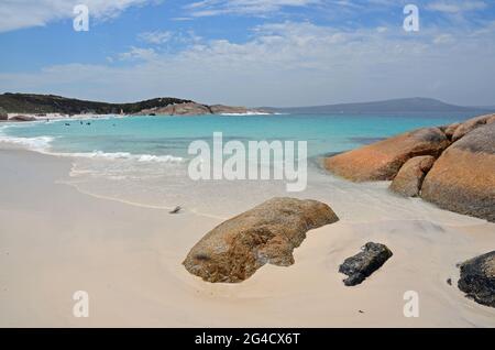 Little Beach Two Peoples Bay Albany western australia Stock Photo