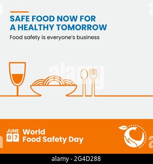 World food safety day banner Stock Photo