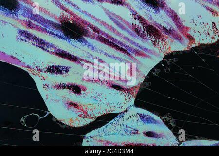 Television failure, LCD Screen glitch, LCD screen as abstract technology background. Stock Photo