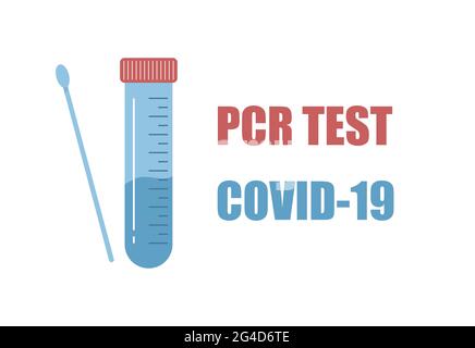 Coronavirus Swab In Test Tube Line Icon Blank Test Sample For Covid 19 Diagnostics Cotton Stick For Nasal Or Saliva Swab Black Outline On White Stock Vector Image Art Alamy