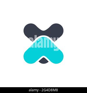 YA letter or AY letter logo design. Stock Vector illustration isolated on white background. Stock Vector