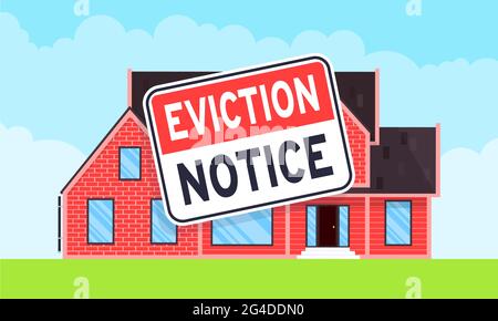 Eviction Notice Form. Notice to vacate form eviction credit. Vector ...