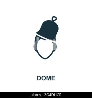 sauna hat silhouette vector icon Stock Vector Image &amp; Art - Alamy
