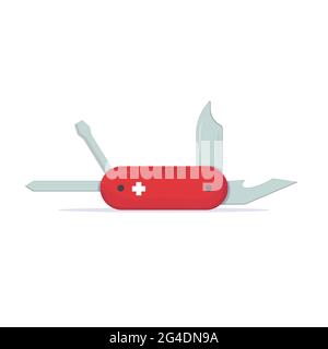Swiss army knife Stock Vector