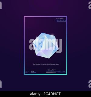 Gem and diamond vector Stock Vector