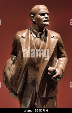 portrait Vladimir Lenin  ( Russian Revolution 1917 - 1945 ) Lenin Stalin Russian propaganda - publicity Russia USSR Stock Photo