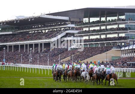 File photo dated 13-03-2020 of the general view of the Cheltenham Racecourse. Issue date: Monday June 21, 2021. Stock Photo