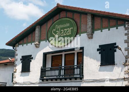 Salazar mantecadas factory in elizondo, navarra, Spain Stock Photo