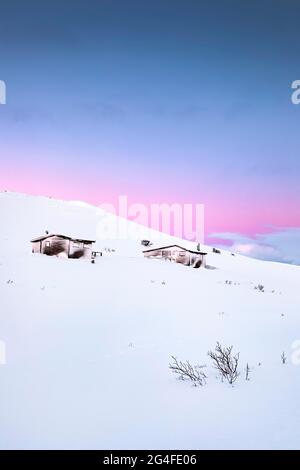 View of Winter landscape, light atmosphere, Tana, Norway Stock Photo - Alamy