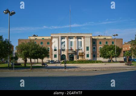 Palazzo del Governo in Latina, a building from the '30s in a fascist architectural style, Italy Stock Photo