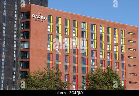 The Cargo Building apartments in Liverpool Stock Photo