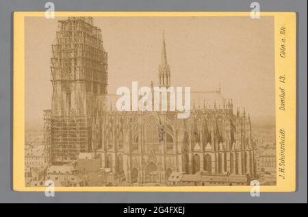 View of Cologne Cathedral, south side. . Stock Photo