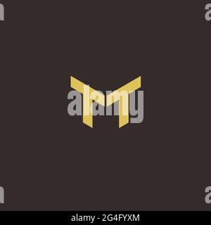 Initial TT logo template with modern frame. Minimalist TT letter logo ...