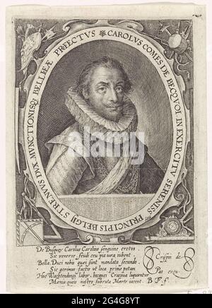 Portrait of Charles-Bonaventure de Longueval, Count of Bucquoy ...