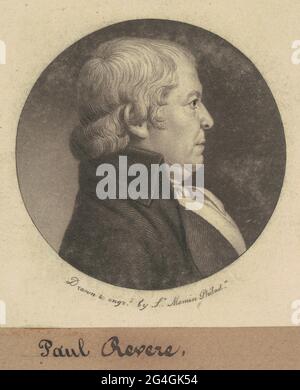 Paul Revere, 1800. Stock Photo