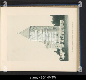 View of the James A. Garfield Memorial on the Lake View Cemetery in Cleveland; The Garfield Memorial in Lakeview Cemetery - Cleveland, O ... Stock Photo