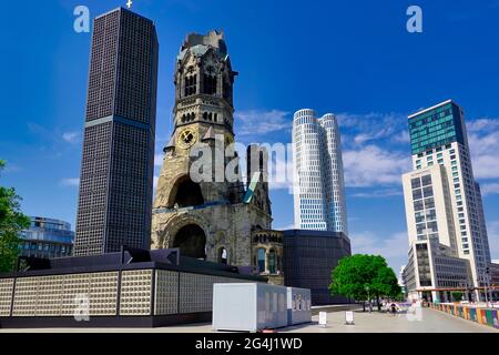 Breitscheidplatz in Berlin, German, Germany Stock Photo