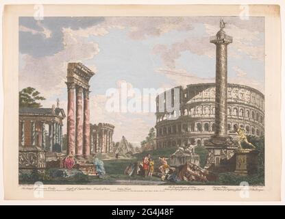 Statius Taurus Rome The amphitheater of Statilius Taurus in Rome; Amphitheatrum Tauri ...