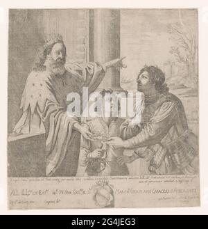 David gives Uria a letter for Joab Stock Photo - Alamy