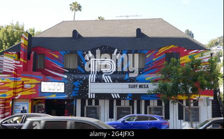 West Hollywood, California, USA 21st June 2021 A general view of atmosphere of Marquee with 'Surf Mesa' at The Roxy on June 21, 2021 at 9009 Sunset Blvd in West Hollywod, California, USA. Photo by Barry King/Alamy Stock Photo Stock Photo