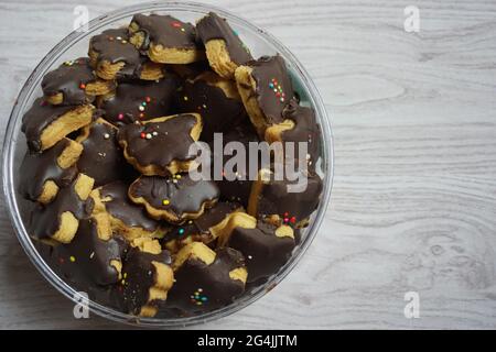 Indonesian traditional cookies with a natural background Stock Photo