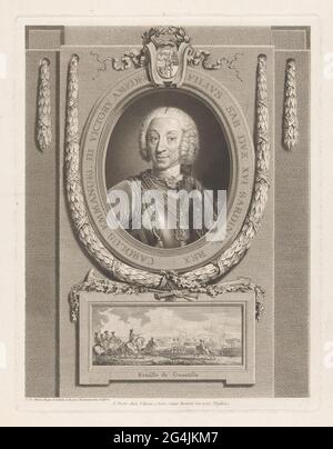 Portrait of Karel Emanuel III, king of Sardinia. . Stock Photo