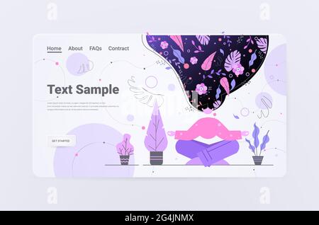 businessman sitting lotus pose business man doing yoga exercise meditation relaxation new creative idea concept Stock Vector