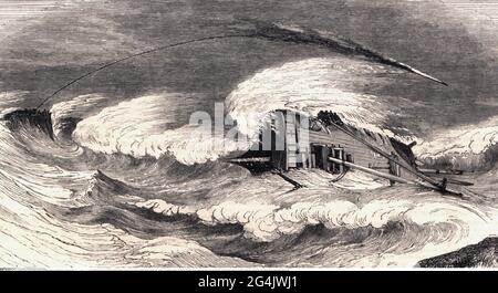 transport / transportation, navigation, distress at sea, sea rescue, ARTIST'S COPYRIGHT HAS NOT TO BE CLEARED Stock Photo
