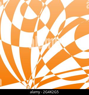 Abstract background of summer in orange, curve, gradation 035 Stock Vector