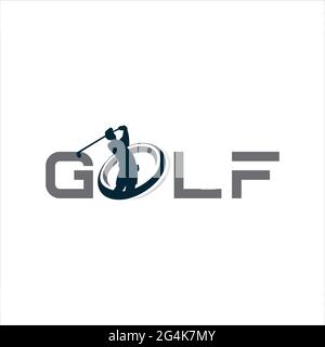golf logo exclusive design inspiration Stock Vector