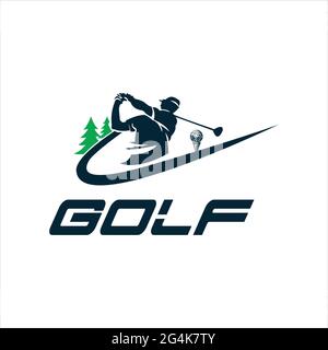 golf logo exclusive design inspiration Stock Vector