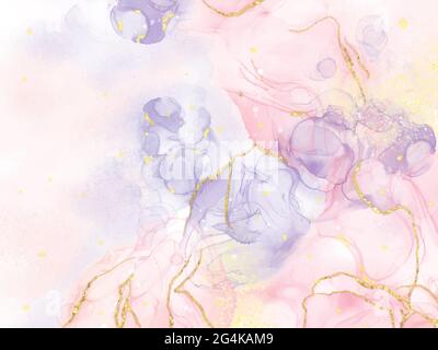 Abstract alcohol ink texture marble style background. EPS10 vector illustration design. Stock Vector