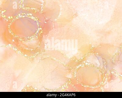 Abstract alcohol ink texture marble style background. EPS10 vector illustration design. Stock Vector