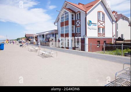Zelenogradsk, Russia - June 09, 2021: View of the Zelenogradsk, Kaliningrad oblast. Stock Photo